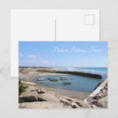 フランス，ブルターニュ，ペンハーバーアンドベイ ポストカード (正面/裏面)