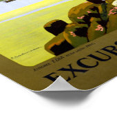 フランス・ブルターニュ・ヴィンテージ旅行ポスター復元 ポスター (角)