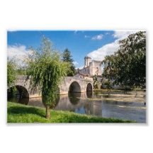 フランス ブルデイユ城と石橋