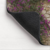 フランス、プロヴァンス、エズ。ブライトピンク マウスパッド (コーナー)