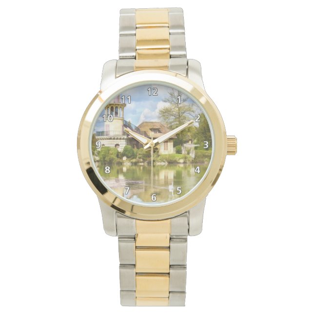 フランス，ベルサイユ，クイーンズハムレット 腕時計 (正面)