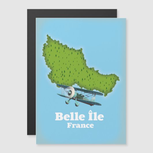 フランス ベル・イル地図 (正面/裏面)