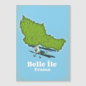 フランス ベル・イル地図 (正面)