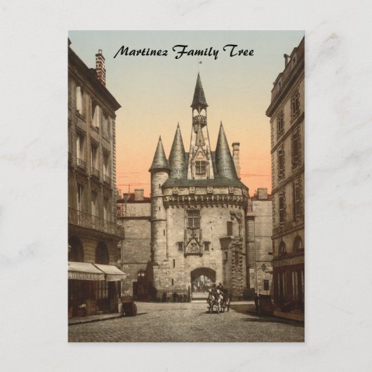 フランス,ボルドー,セヴィーニュ・ゲート ポストカード (正面)