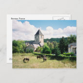 フランス，ボレーズ ポストカード (正面/裏面)