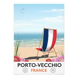 フランス ポルト・ヴェッキオ 海外旅行 ポスター