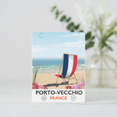 フランス ポルト・ヴェッキオ 海外旅行 ポスター ポストカード (スタンド正面)
