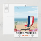 フランス ポルト・ヴェッキオ 海外旅行 ポスター ポストカード (正面/裏面)