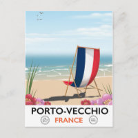フランス ポルト・ヴェッキオ 海外旅行 ポスター