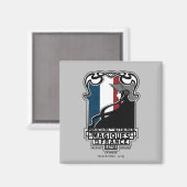 フランス・マジケス・ロゴ マグネット (正面/裏面)