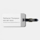 フランス・マジケス・ロゴ ラゲッジタグ (裏面横)