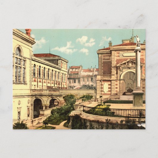 フランス・マルセイユ音楽院と図書館 ポストカード (正面)