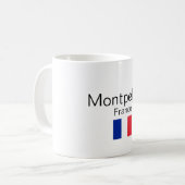 フランス,モンペリエ コーヒーマグカップ (正面左)