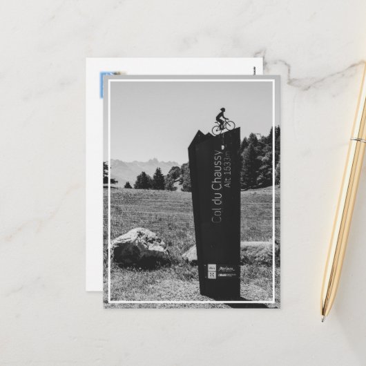 フランス，モンヴェルニエ，デュチャウシー シーズンポストカード (正面/裏面インサイチュ)