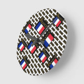 フランス ラウンド壁時計 (傾斜)