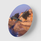 フランス ラウンド壁時計 (傾斜)