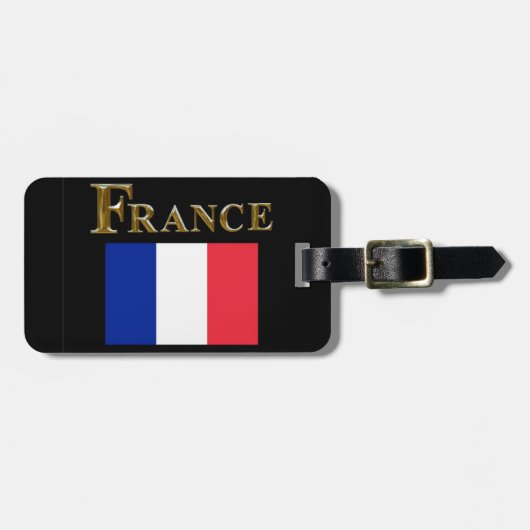 フランス ラゲッジタグ (正面横)