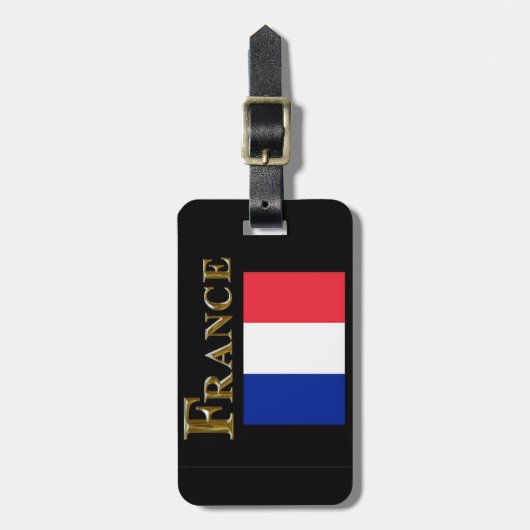 フランス ラゲッジタグ (正面縦)
