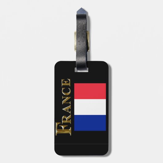 フランス ラゲッジタグ (裏面縦)