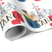 フランス ラッピングペーパー (ロールコーナー)