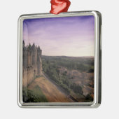 フランス、ランゲドックカルカソンヌ2 メタルオーナメント (左)