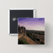 フランス、ランゲドックカルカソンヌ2 缶バッジ (正面&裏面)