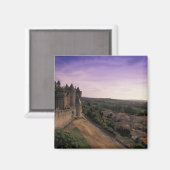 フランス、ランジェドックカルカソンヌ2 マグネット (正面/裏面)