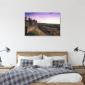 フランス、ランジェドックカルカソンヌ キャンバスプリント (インサイチュ (寝室))