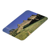 フランス、ランジェドックカルカソンヌ マグネット (左側)