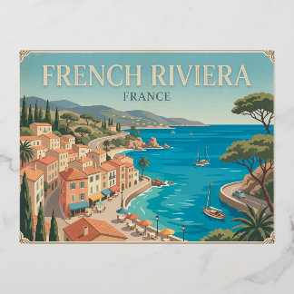 フランス リビエラ フランス ビンテージ 旅行 ポストカード
