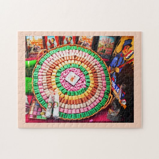 フランス・リヨンのスイーツ ジグソーパズル (横)