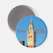 フランス・リールの中世タワー マグネット (正面/裏面)