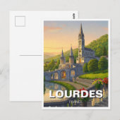 フランス ルルド 旅行 ポストカード (正面/裏面)