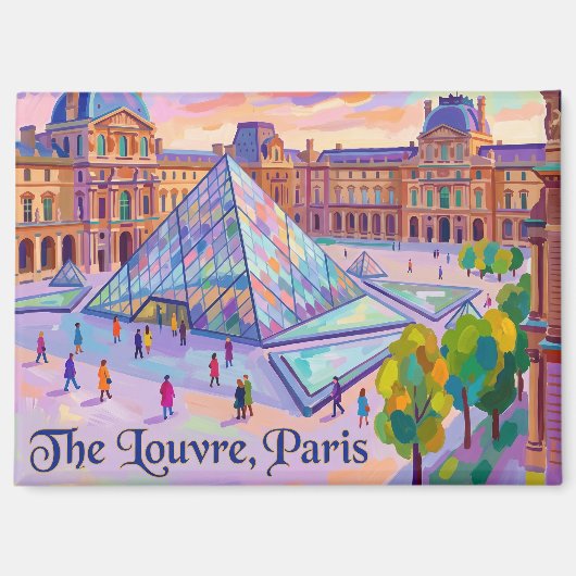 フランス ルーブル美術館 マグネット (正面)