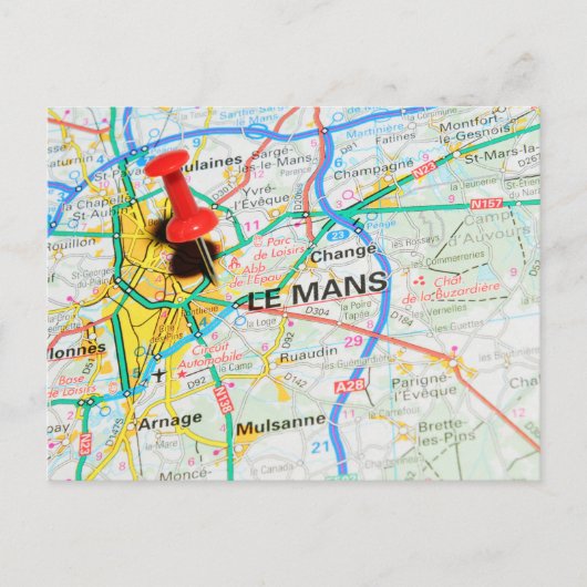 フランス,ル・マン ポストカード (正面)