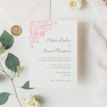 フランス・レジェンシー・ピンクのフルール・ド・リス・パターン