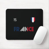 フランス レトロ サッカー フランス国旗 マウスパッド (マウス)