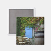 フランス、レバックス・デ・プロヴァンス、cafAn© patio マグネット (正面/裏面)