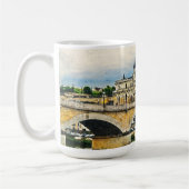 フランス、ロワール渓谷のアンボワーズ城 コーヒーマグカップ (左)