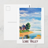 フランス，ロワール・バレー ポストカード (正面/裏面)