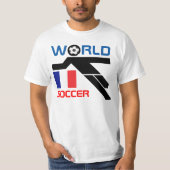 フランス ワールドサッカー Tシャツ (正面)