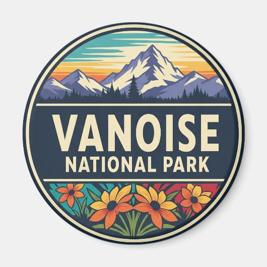 フランス ヴァノワーズ国立公園 旅行 マグネット (正面)