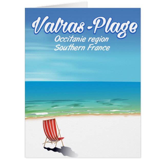 フランス ヴァルラ＝プラージュ 旅行 ポスター ビーチ (正面)