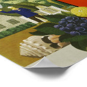 フランス、ヴィンテージ旅行ポスター ポスター (角)