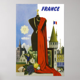 フランス、ヴィンテージ旅行ポスター ポスター