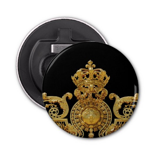 フランス ヴェルサイユ宮殿の孤立した黄金の門 栓抜き (正面)