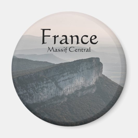 フランス 中央高地 マグネット (正面)