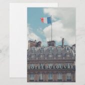 フランス 便箋 (正面/裏面)