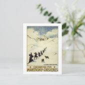 フランス – 僧侶スキー ポストカード (スタンド正面)