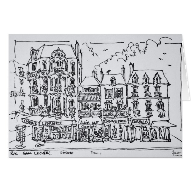 フランス、北ブリタニー州ディナール (正面横)